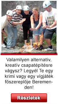 Valamilyen alternatív, kreatív csapatépítésre vágysz? Legyél Te egy krimi vagy egy vígjáték főszereplője Beremenden!